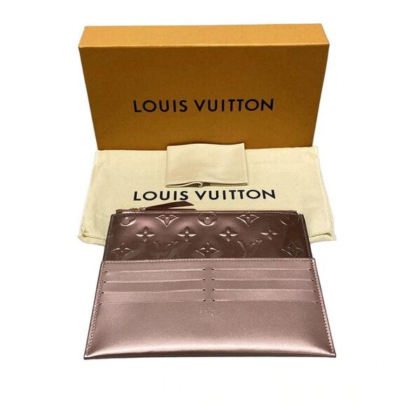 Auth LOUIS VUITTON Pochette Felice M69793 Rose Pearl Monogram Vernis - FH5210 - Picture 12 of 14